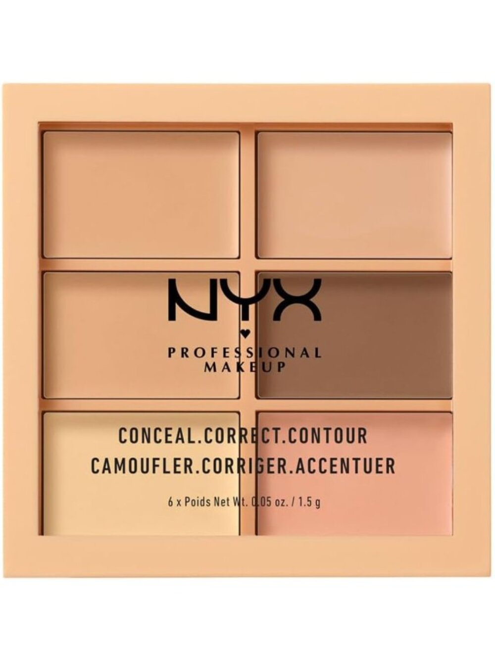 Conceal Correct Contour Palette - Light Shade for Flawless Makeup Looks